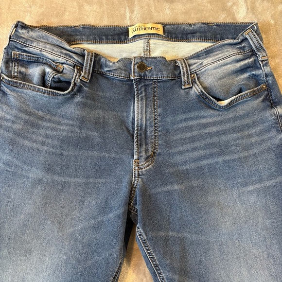 Silver Relaxed Fit Denim Blue Jeans Mn’s Sz 38x32 - Picture 2 of 10